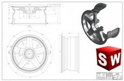 Solidworks part drawing